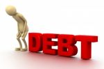 Debt  Stock Photo