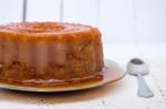 Sweet Guava Pudding On A White Background Stock Photo