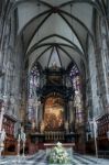 Detail View Of St Stephans Cathedral In Vienna Stock Photo