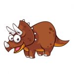 Dinosaur Triceratops Stock Photo