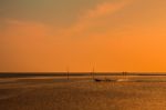 Fishermen On A Boat And The Sea Stock Photo