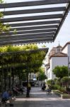 View Of Plaza De La Constitution Fuengirola Stock Photo