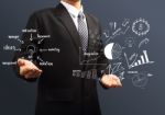 Solution Concept In The Hands Of Businessmen Stock Photo