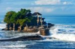 Tanah Lot Temple In Bali Island Indonesia Stock Photo