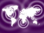 Background Mauve Indicates Global Globalize And Design Stock Photo