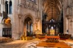 Interior View Of Ely Cathedral Stock Photo