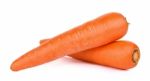 Carrot Isolated On The White Background Stock Photo