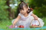 Little Asian Girl Stock Photo