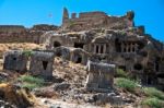 Rock Cut Tombs Stock Photo