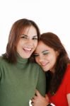 Two Women Laughing Stock Photo