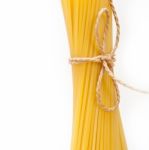 Organic Raw Italian Pasta And Durum Wheat Stock Photo