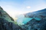 Kawah Ijen Volcano Stock Photo