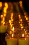 Allusions Candles Stock Photo