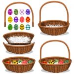 Basic Easter Basket Stock Photo