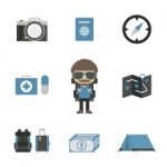 Travel Icon Stock Photo