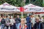 China For Sale On A Market Stall In Bergamo Stock Photo