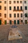 Venice Italy Unusual Scenic View Stock Photo