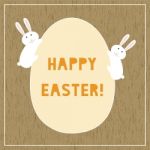 Happy Easter Card Stock Photo