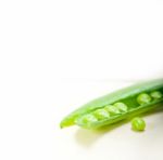 Hearthy Fresh Green Peas Stock Photo