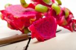 Fresh Dragon Fruit Stock Photo