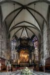 Detail View Of St Stephans Cathedral In Vienna Stock Photo