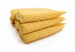 Baby Sweetcorn Stock Photo