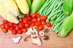 Vegetarian Food Stock Photo