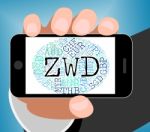 Zwd Currency Indicates Forex Trading And Dollar Stock Photo