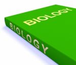 Biology Word Book Stock Photo