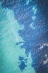 Ansons Bay From Above, Located Near Bay Of Fires On The North-east Coast Of Tasmania Stock Photo