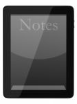 Tablet Pc With Notes Text Stock Photo