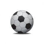 Soccer Football Sport Flat Design Icon  Illustration Stock Photo