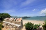 Lompaya Harbor Bridge To Koh Tao Island Stock Photo