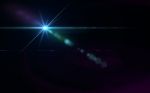Abstract Galactic Space Scape Background With Distant Stars.beautiful Lens Flare Effect.colorful Digital Lens Flare.sun Light Effect Stock Photo