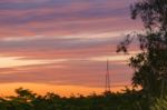 Broadcasting Tower In Queensland Stock Photo