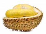 Durian Isolated On The White Background Stock Photo