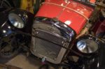 Old Austin Car In The Motor Museum At Bourton-on-the-water Stock Photo