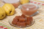 Traditional Quince Jam Stock Photo