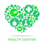 Health Center Means Preventive Medicine And Care Stock Photo