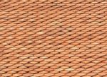 Clay Tile Roof Stock Photo