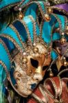 Venetian Masks For Sale At Winter Wonderland In Hyde Park Stock Photo