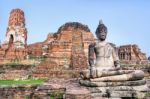 Wat Phra Mahathat Temple Stock Photo