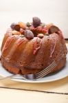 Chestnut Cake Bread Dessert Stock Photo