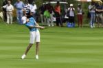 Lorena Ochoa Hits Fairway Shot Stock Photo