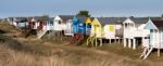 Nunstanton, Norfolk/uk - June 2 : Beach Huts At Hunstanton Norfo Stock Photo