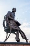 Close-up View Of The Statue Honouring Ivor Novello Stock Photo