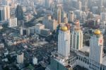 View Of Bangkok Cityscape, Bangkok The Capital City Of Thailand Stock Photo