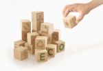 Eco & Go Green Concept On Isolated Background Stock Photo