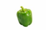 Fresh Green Peppers Stock Photo