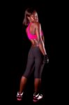 Young Fit African Woman Stock Photo